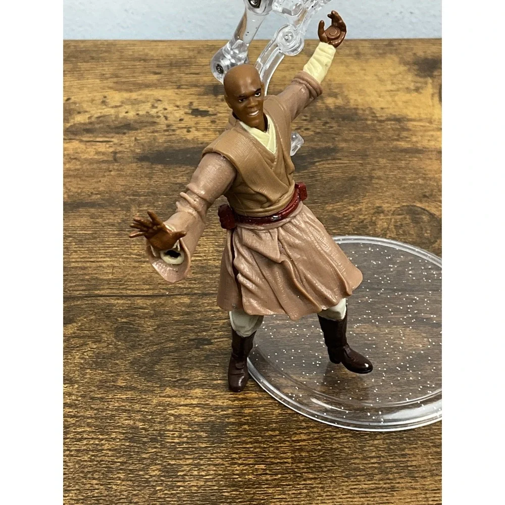 Star Wars Mace Windu Action Figure 2002 Hasbro Jedi Master Collectible Toy